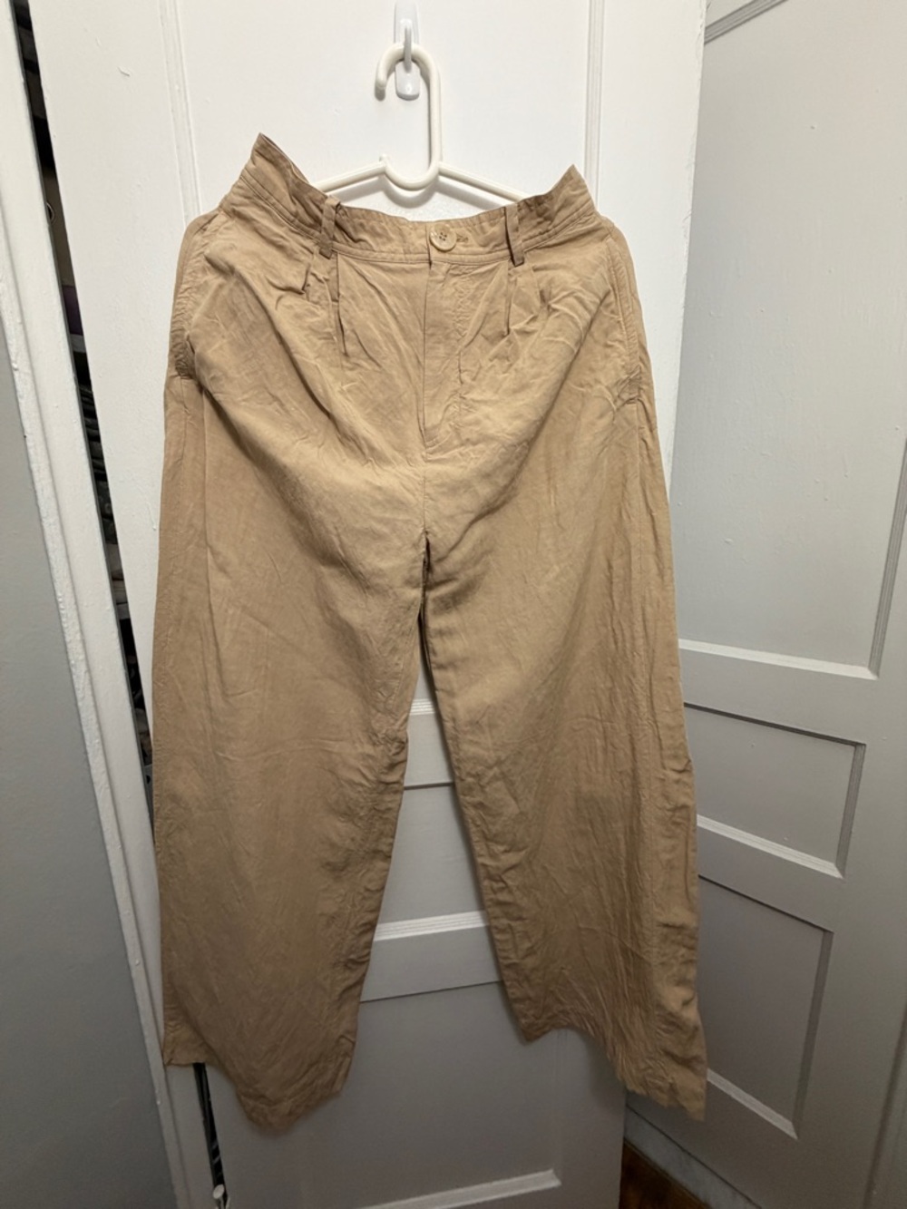 & Other Stories High-Waisted Linen Pants